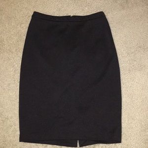 Black pencil skirt
